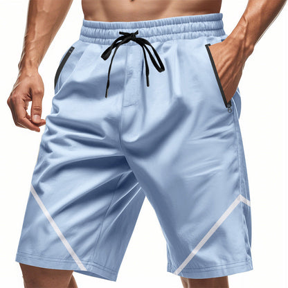 Laufshorts Herren Sport Shorts elastisch mit Taschen