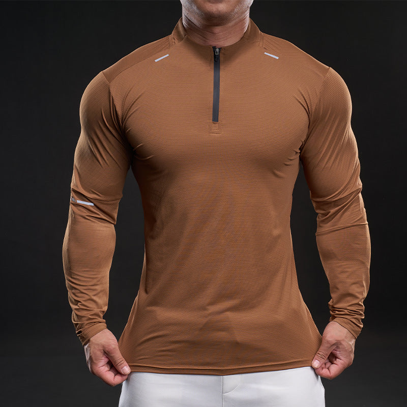 Herren Langarmshirt Sportlich Funktionell - BerlinGlamour