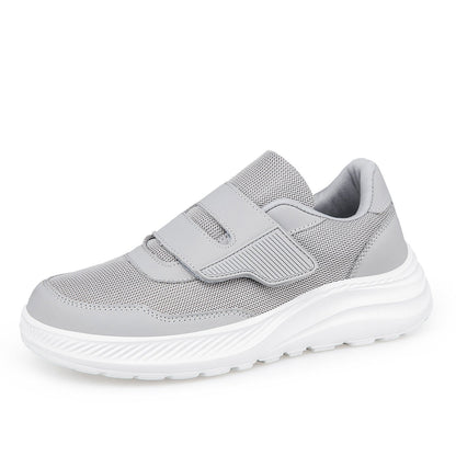 Damen Sneaker Bequem Elastisch Klettverschluss Sportlich
