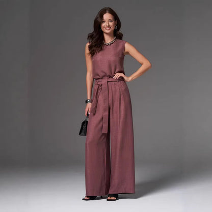 Damen Zweiteiler Set Elegant Lang