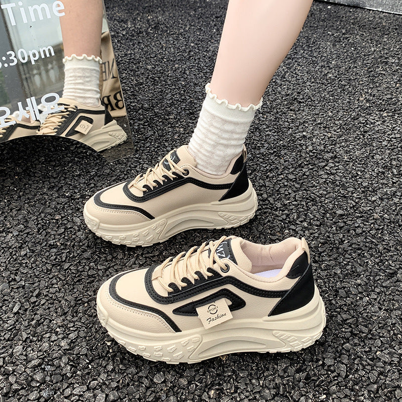 Damen Sneaker Sportlich Atmungsaktiv Weiss - BerlinGlamour