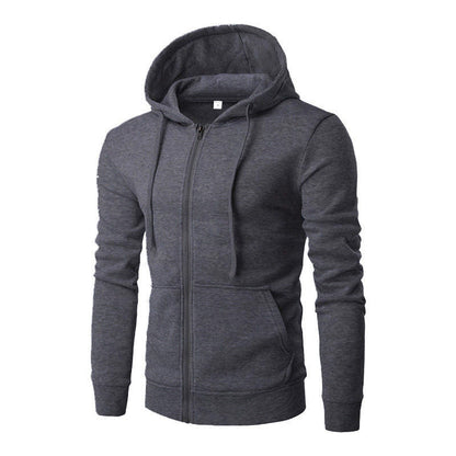 Herren Kapuzenjacke Streetwear Modern Schwarz