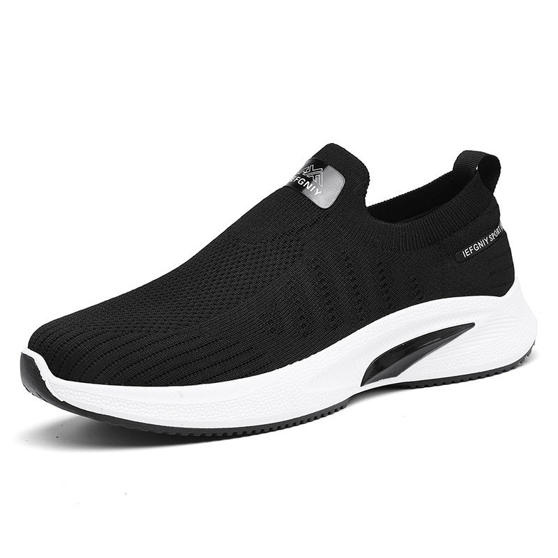 Damen Sneaker Bequem Atmungsaktiv Strick Obermaterial