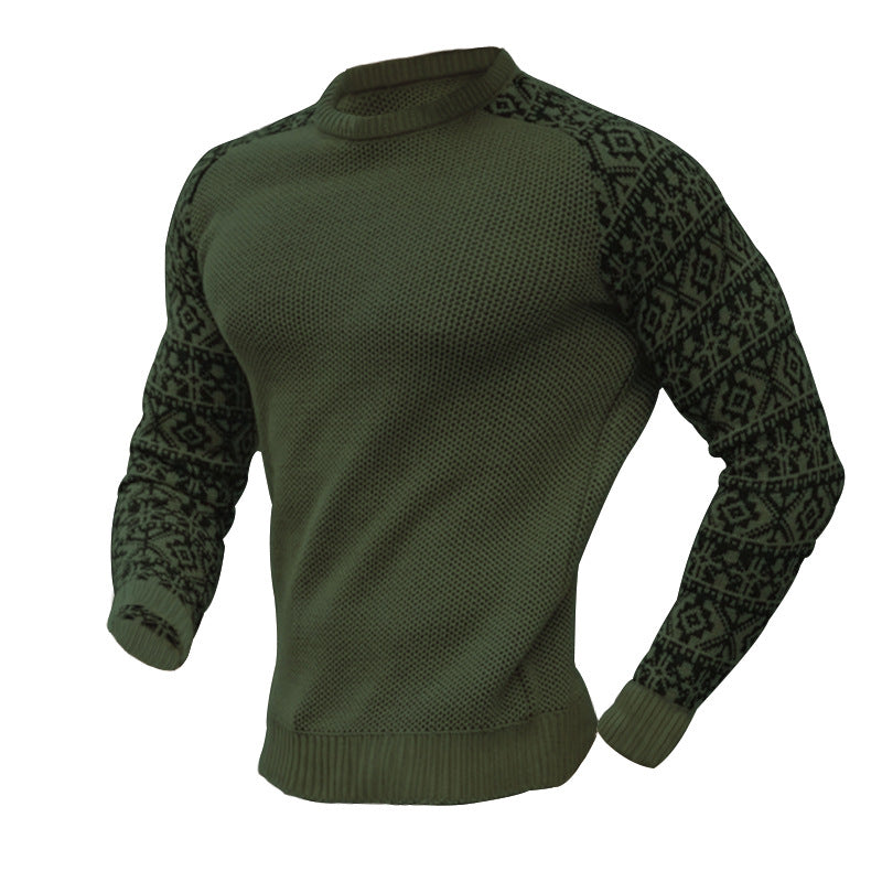 Herren Strickpullover Grafisches Muster Modern