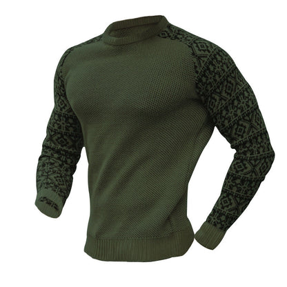 Herren Strickpullover Grafisches Muster Modern