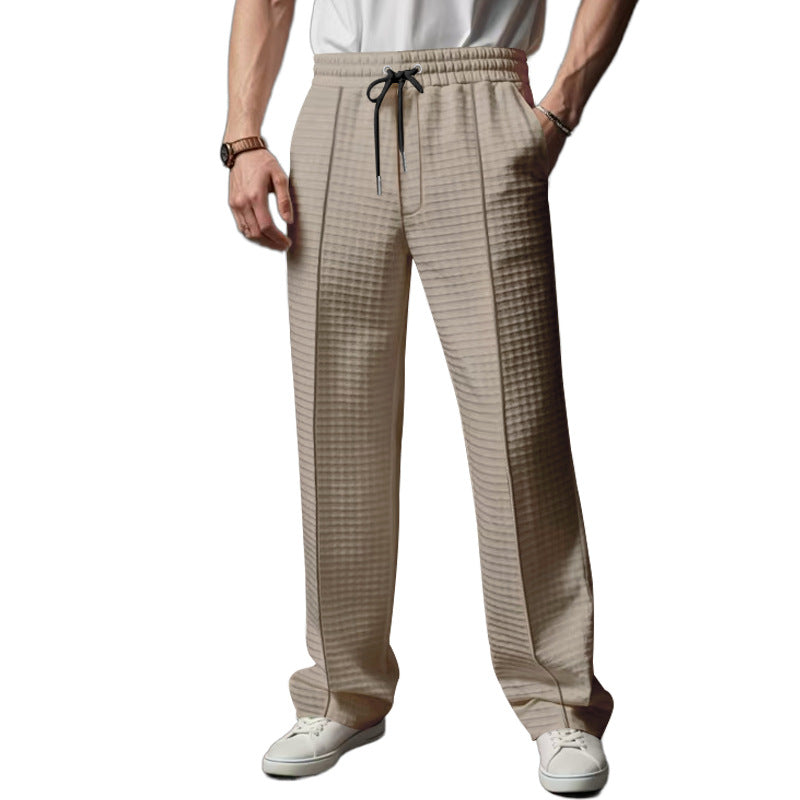 Herren Sporthose elastisch Rautenmuster Stretch