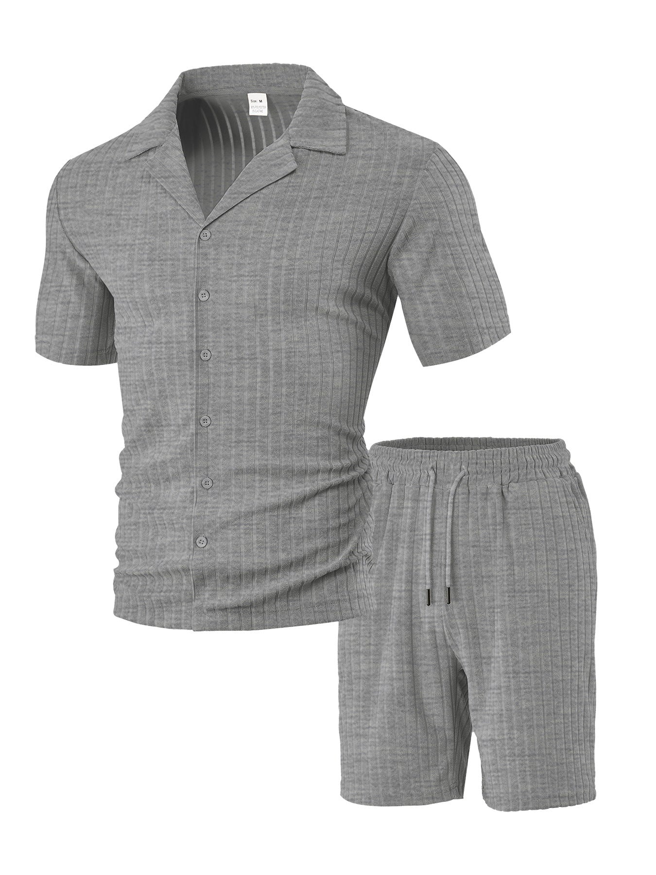 Herren Freizeitset Kurzarm Elastisch Modern
