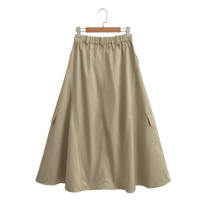 Damen Cargo-Hose Praktisch mit Taschen und Elegantem Schnitt