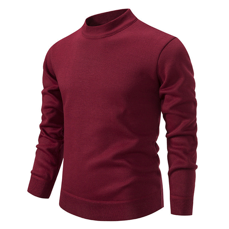 Herren Strickpullover Modern Stehkragen Hochwertig