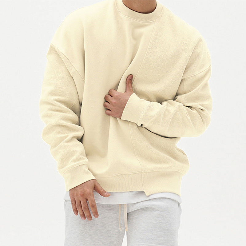 Herren Sweatshirt Modern Bequem Hoher Kragen