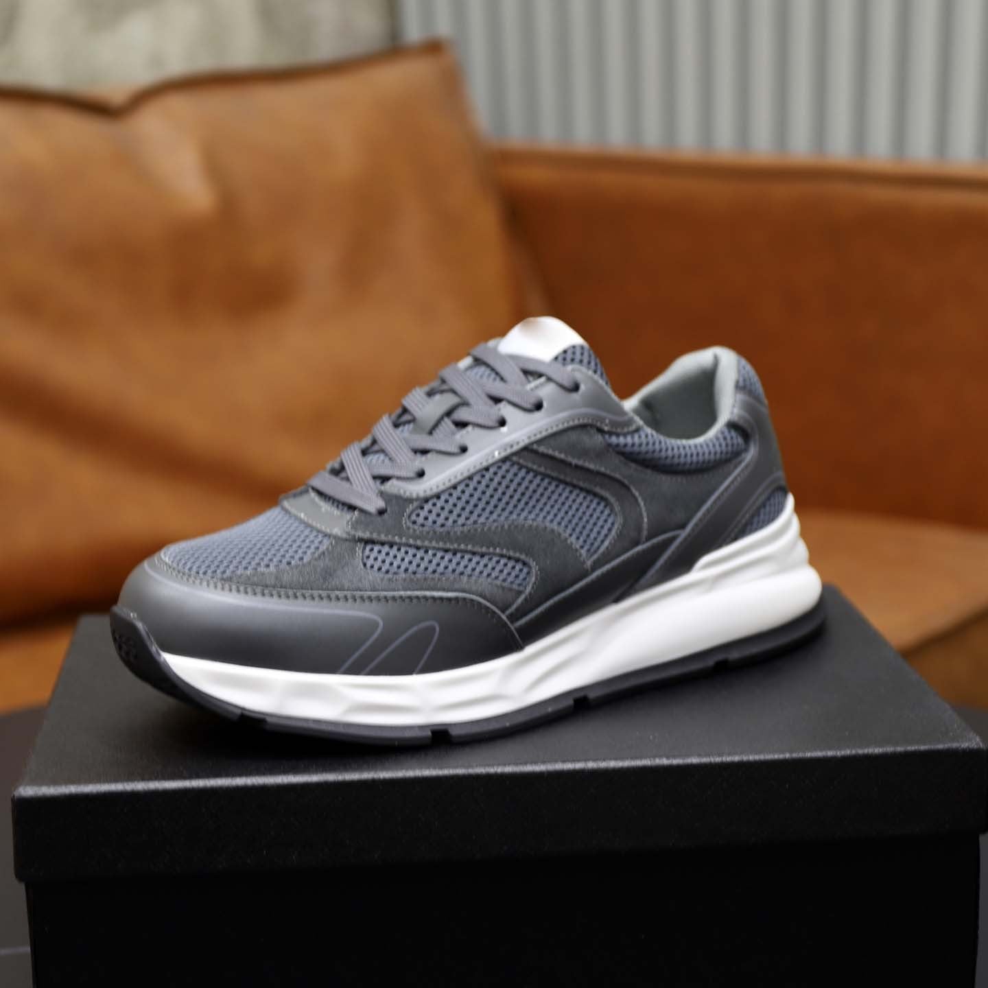Damen Sneaker Sportlich Atmungsaktiv Leicht Modern
