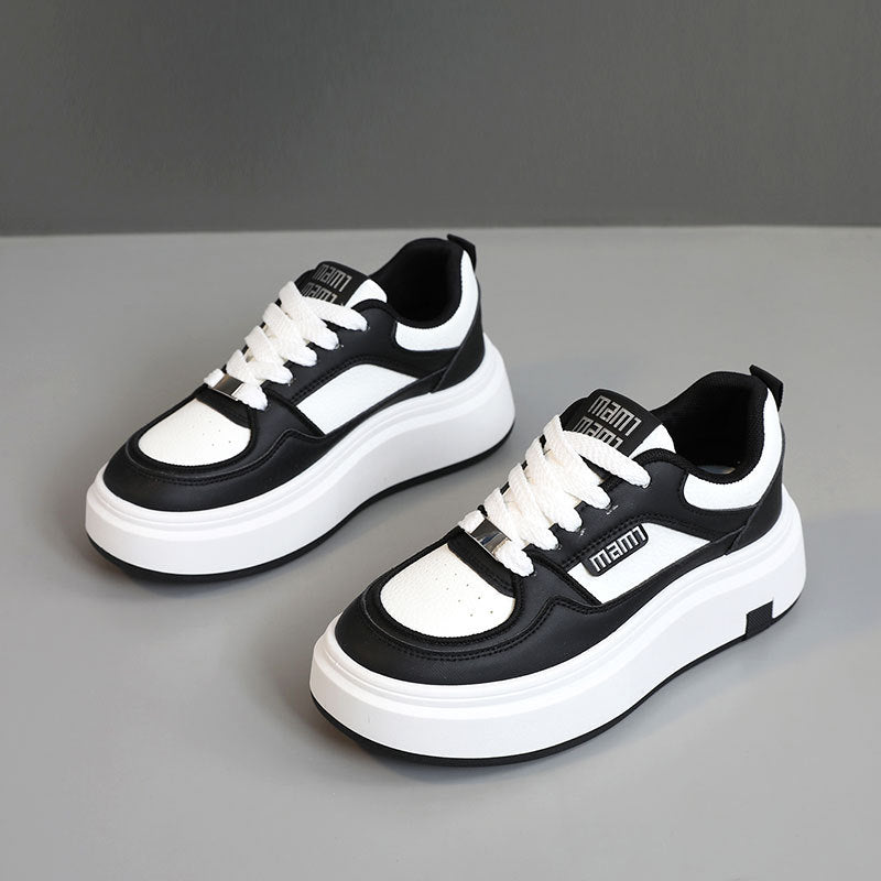 Damen Plateau Sneaker Trendig Bequem mit Dämpfung