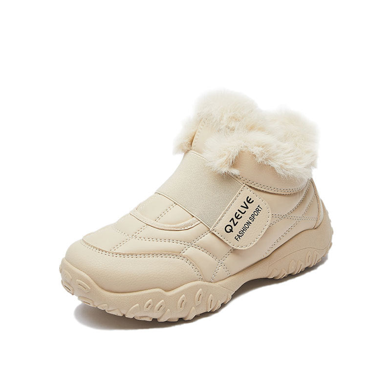 Damen Winterstiefel Sportlich Warm Flauschig Rutschfest