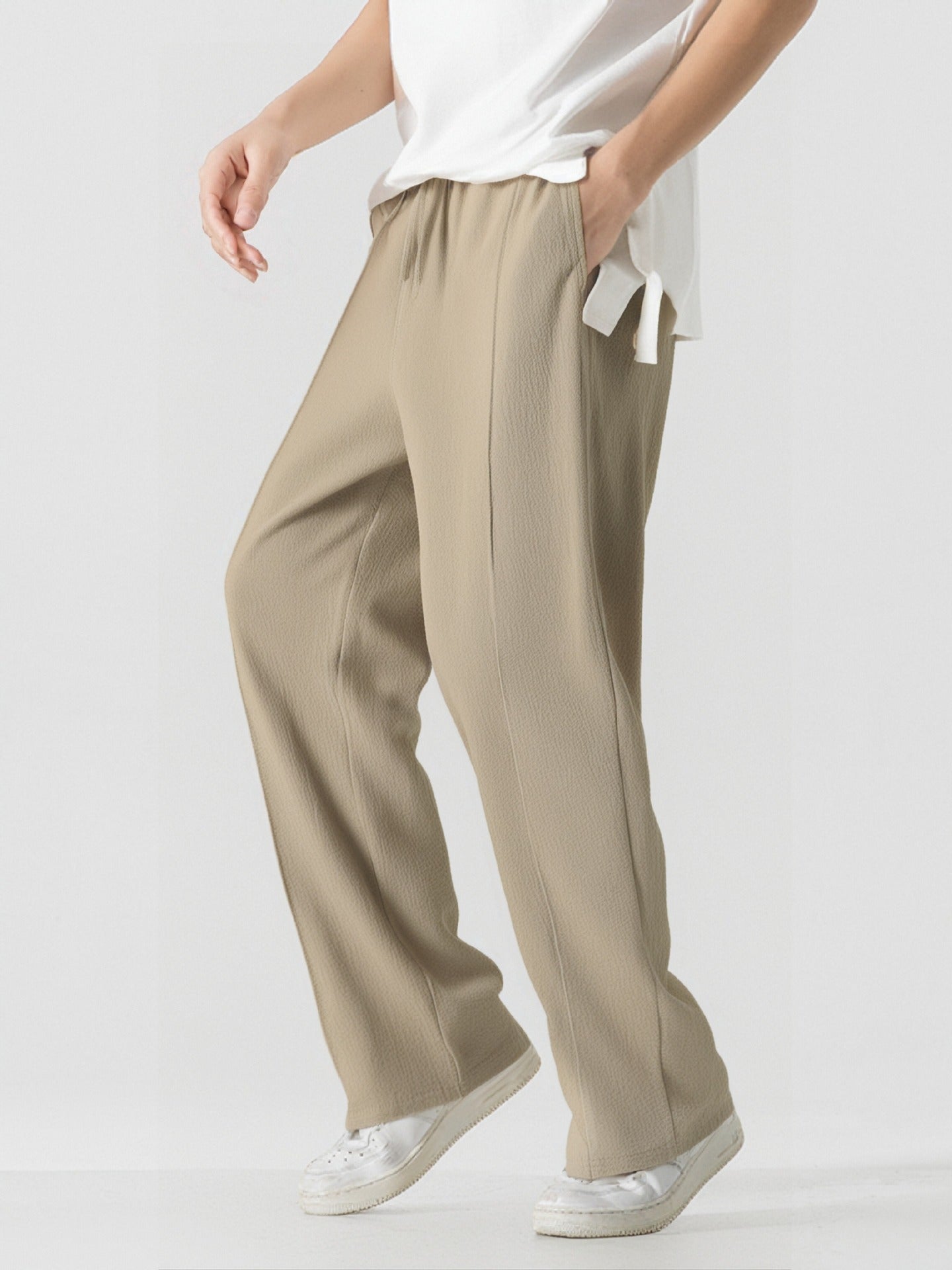 Herren Freizeithose Atmungsaktiv Bequem Elegant