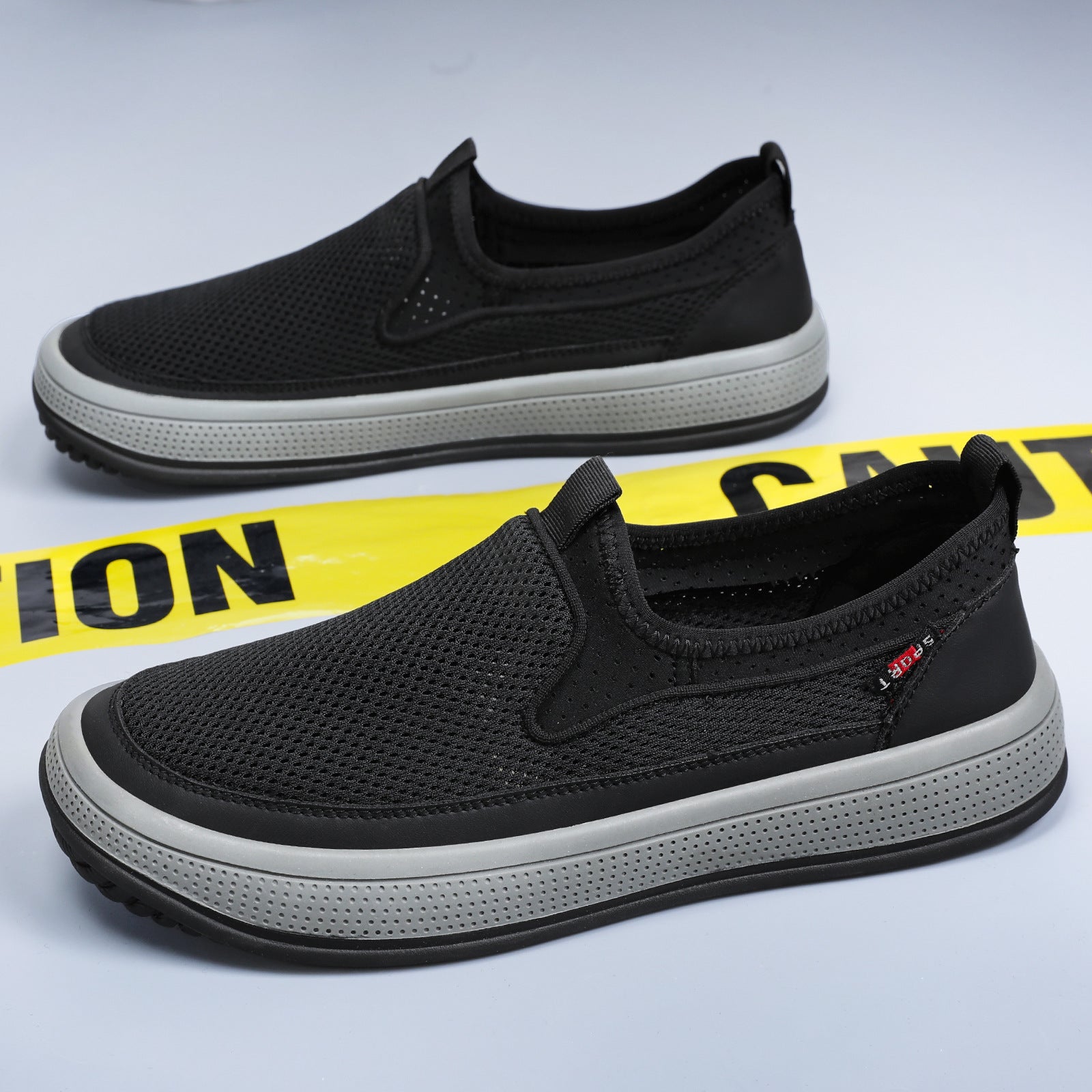 Damen Sportschuhe Atmungsaktiv Slip-On bequem gepolstert - BerlinGlamour