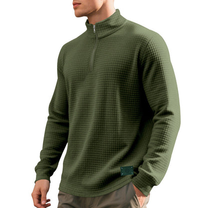 Herren Leichter Pullover mit Reißverschluss Sportlich