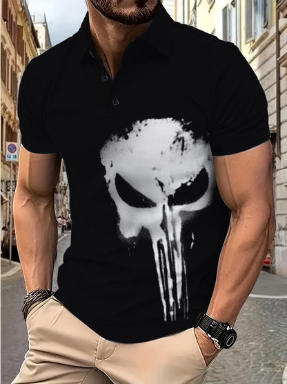 Herren Polo Graffiti Berlin Style Modern