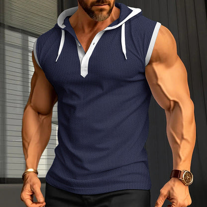 Herren Funktionsshirt Kurzarm Kapuze Sportlich