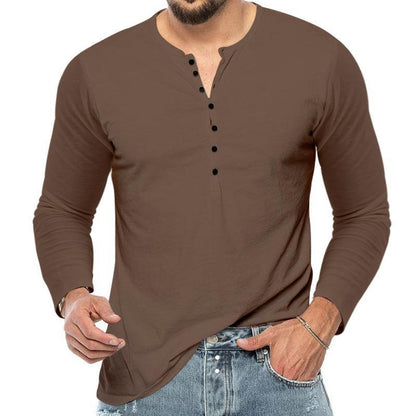 Herren Langarmhemd Elegant Modern Trendy