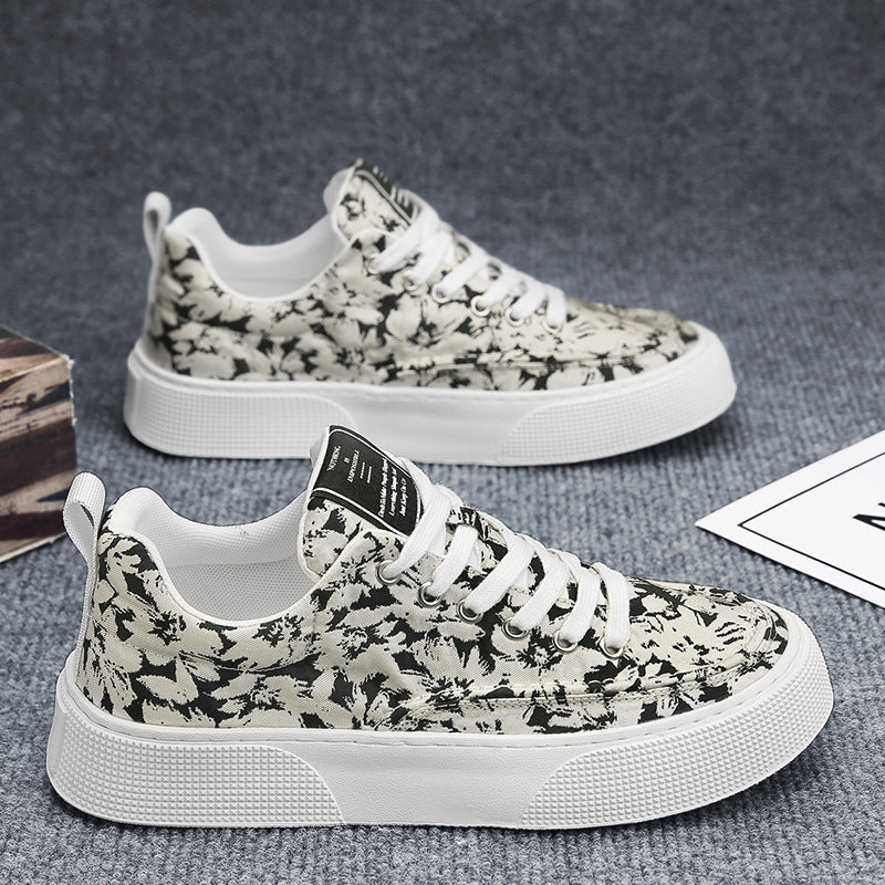 Damen Sneaker Floral Rutschfest Mode Schuhe