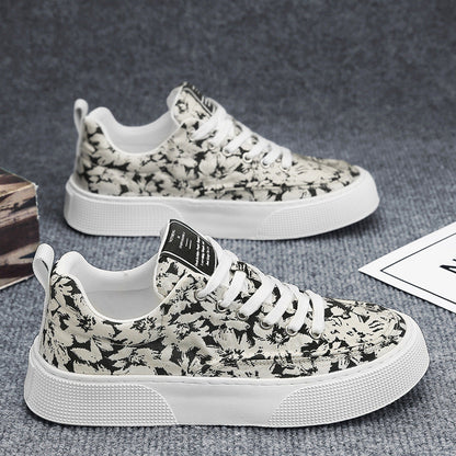 Damen Sneaker Floral Rutschfest Mode Schuhe