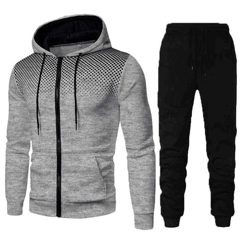 Herren Kapuzenset Mit Taschen Modern Stylish