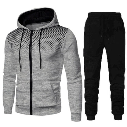 Herren Kapuzenset Mit Taschen Modern Stylish