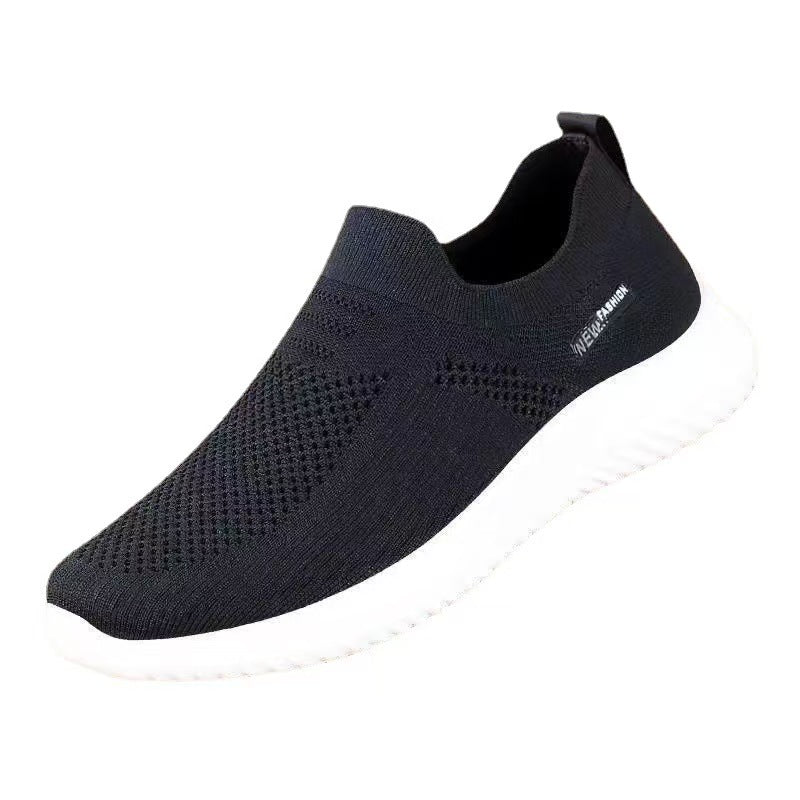 Damen Stricksneaker Leicht Atmungsaktiv Sportlich