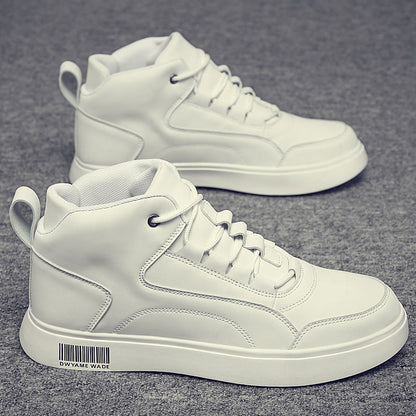 Sportliche Damen Sneaker High-Top mit verstärkter Sohle Schwarz