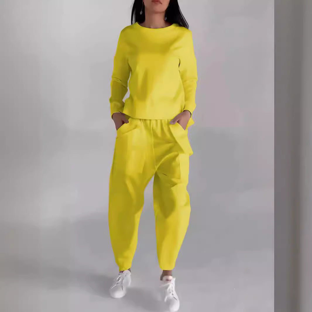 Damen Jogginganzug Bequem Sportlich