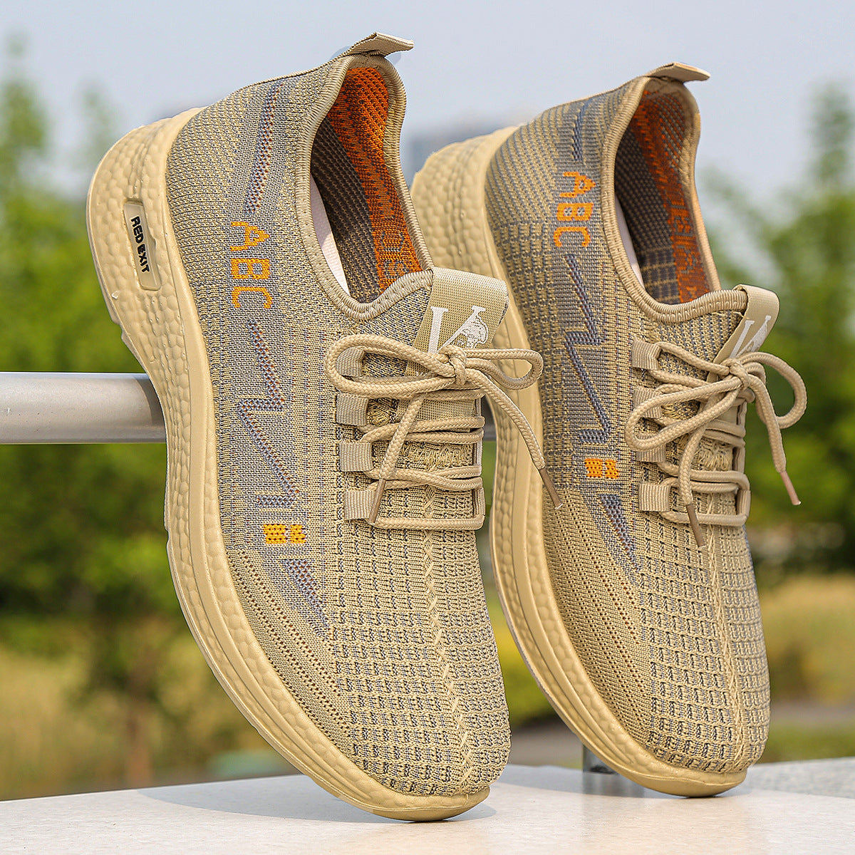 Damen Sneaker Komfortabel Atmungsaktiv Netzstruktur