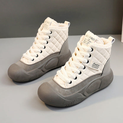 Damen Winterboots Kuschelig Warme Stiefel Robust