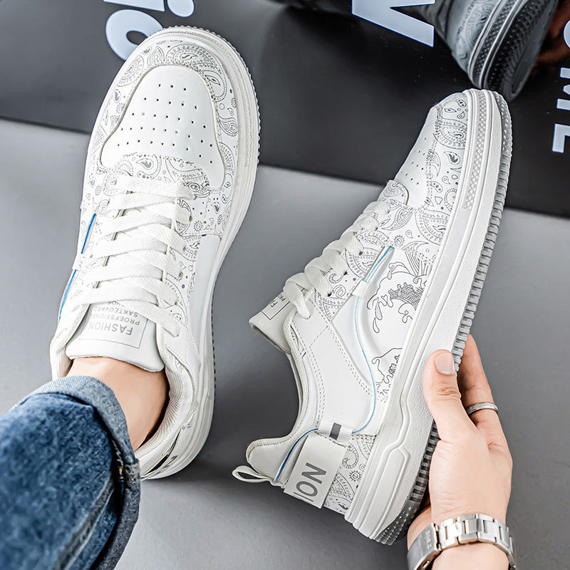 Damen Sneaker Trendy Musterdruck Schuhe Frauen