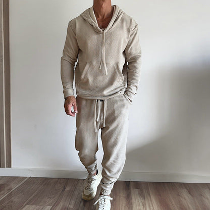 Herren Hoodie Jogginghose Set Gemütlich Bequem