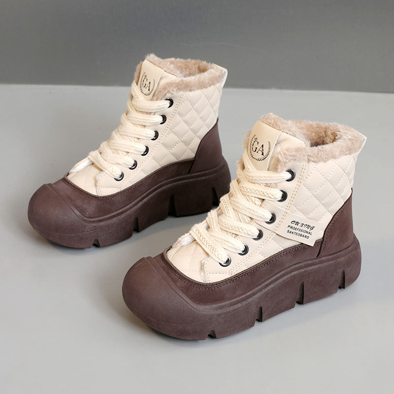 Damenschuhe Winterstiefel Warm Kuschelig Rutschfest