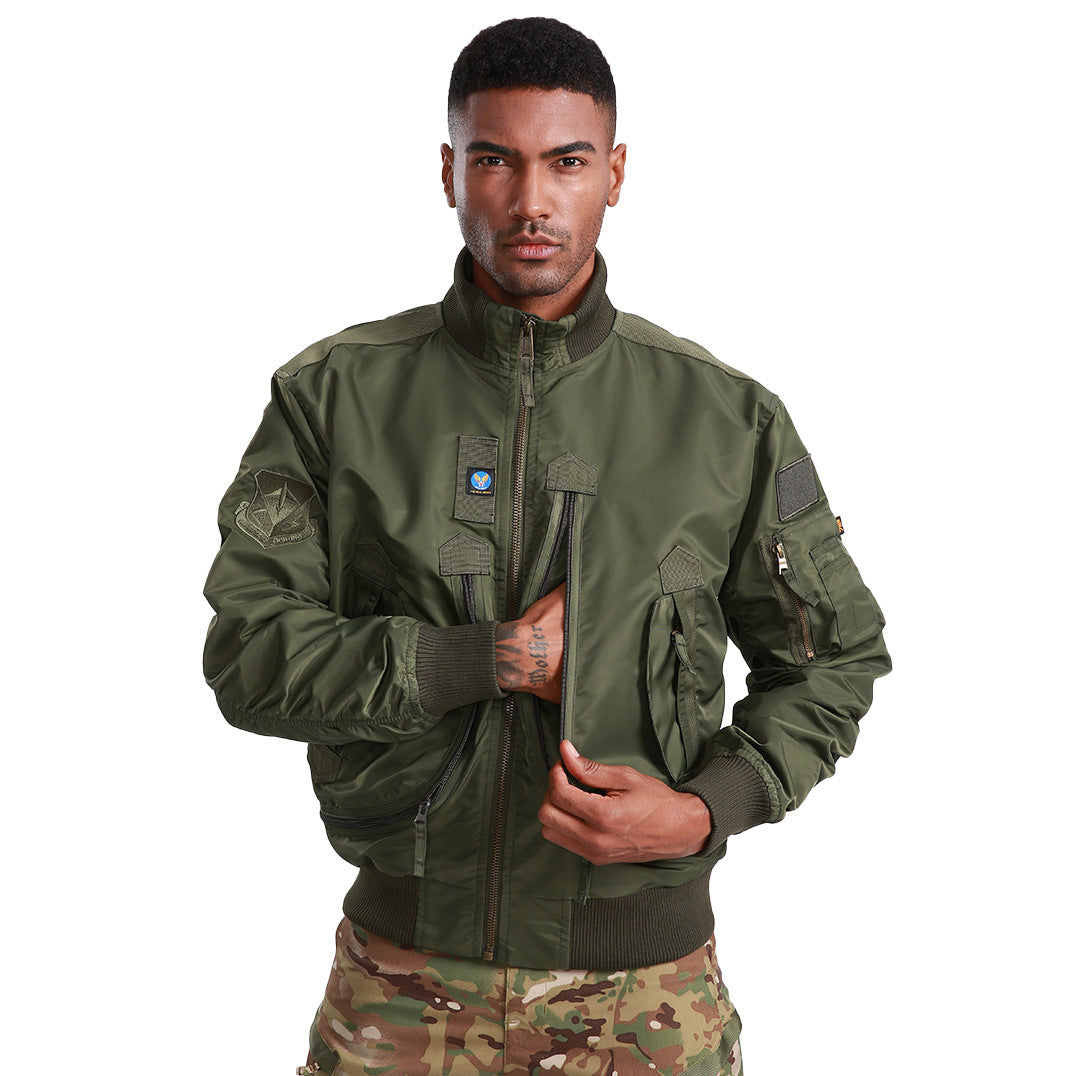 Herren Leder-Pilotenjacke Vintage Style - BerlinGlamour