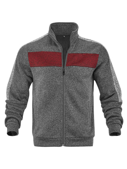 Herren Fleecejacke Sportlich Reflektierend Warm