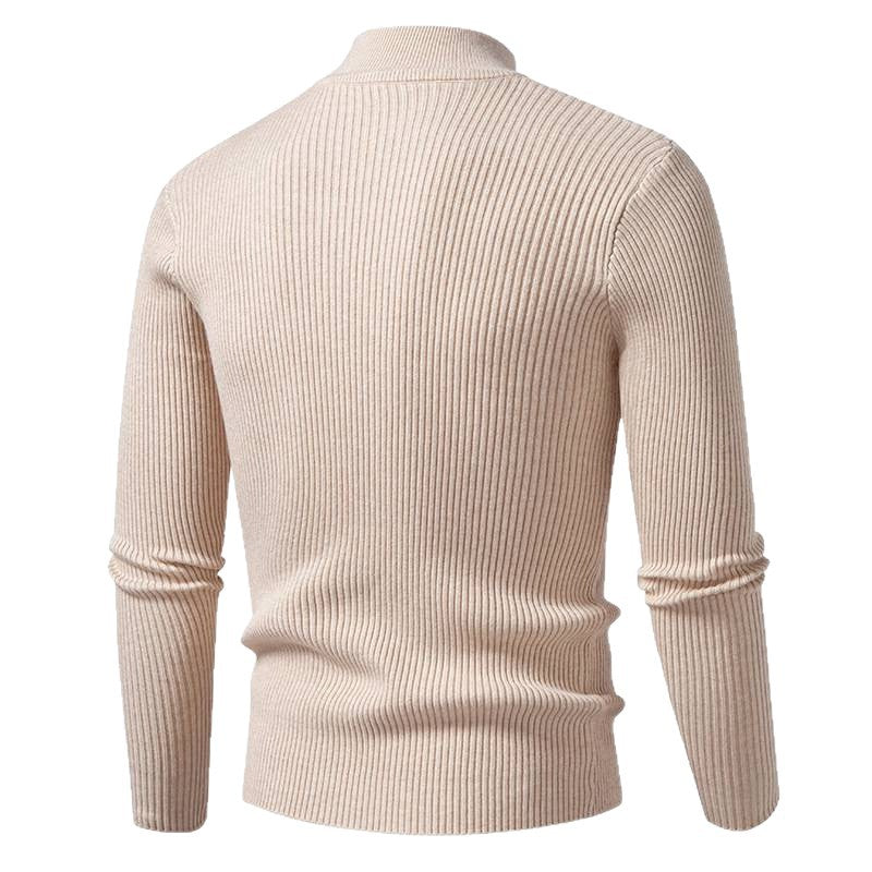 Herren Rollkragenpullover Hochwertig Strick Berlin Style