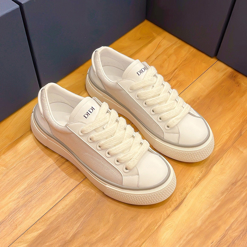 Damen Sneaker Bequem Modisch Schnürsenkel - BerlinGlamour