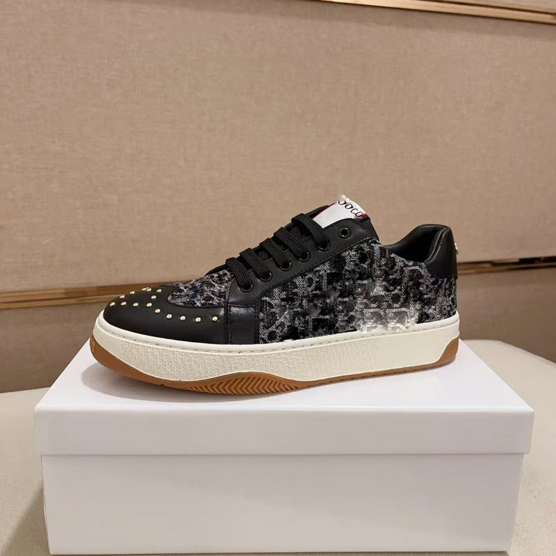 Damen Sneaker Geometrisch Modisch Trendy