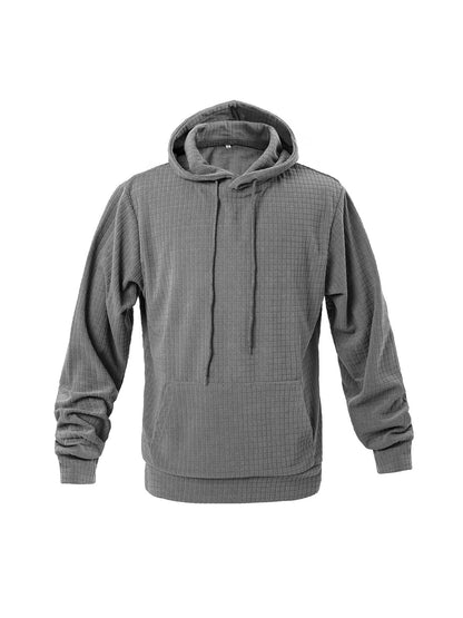 Herren Kapuzenpullover Lässig Strukturstoff Modern