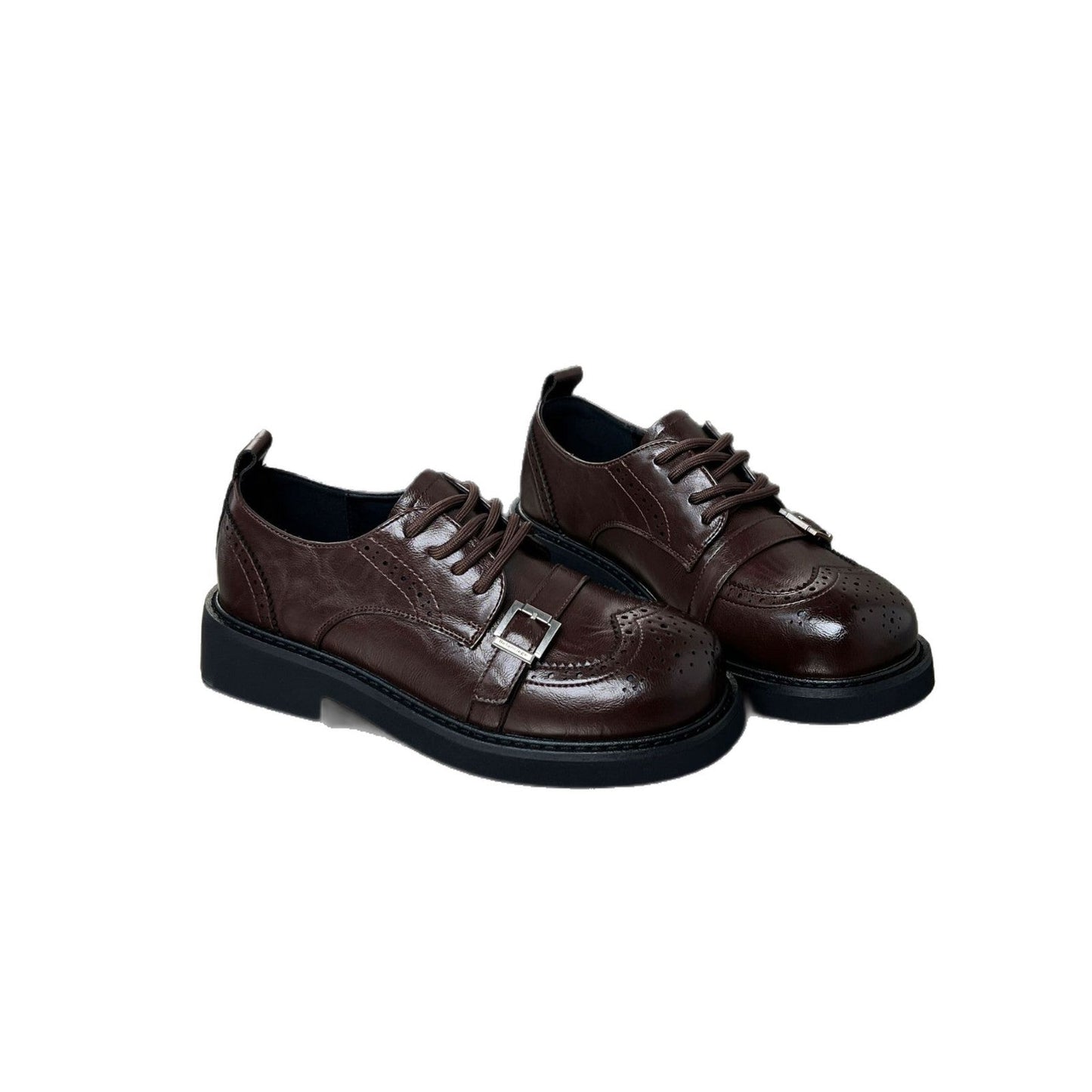Damen Schnürschuhe Elegante Modisch Robust