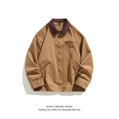 Herren Freizeitjacke Robust mit Kragen und Taschen Outdoor - BerlinGlamour
