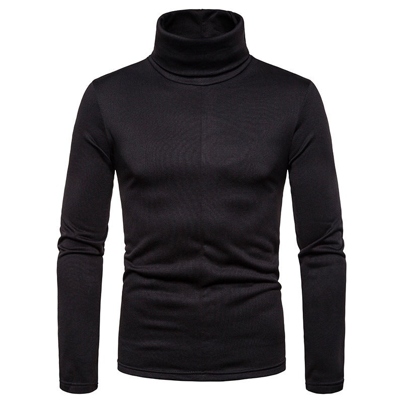 Herren Rollkragenpullover Weiches Strickmaterial Modern