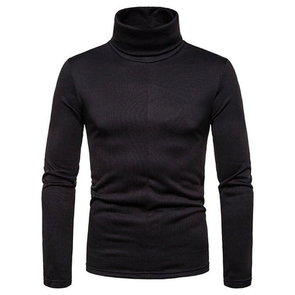 Herren Rollkragenpullover Weiches Strickmaterial Modern