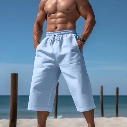 Herren Sommer-Shorts Bequem Elastisch Mit Taschen