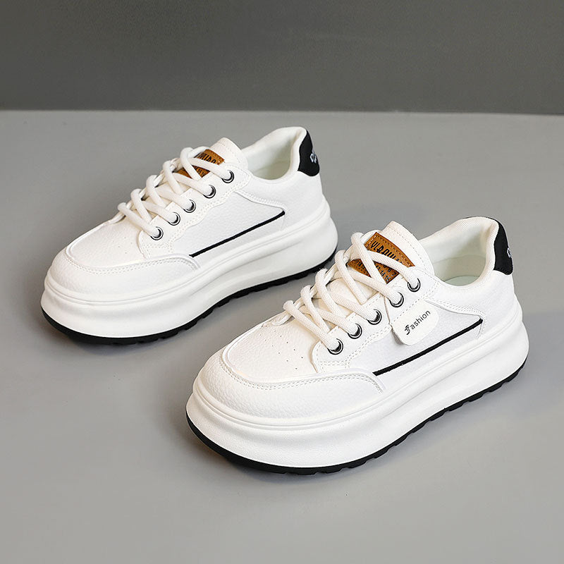 Damen Sneaker Chunky Sportlich Hoch Sohle Atmungsaktiv