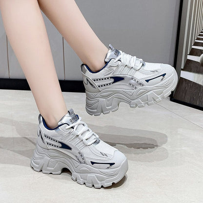 Damen SneakerChunky Sportlich Rutschfest Atmungsaktiv