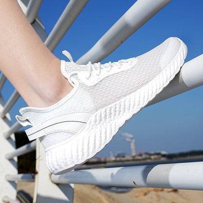 Damen Sneaker Atmungsaktiv Freizeitschuhe Flexibel Sportlich