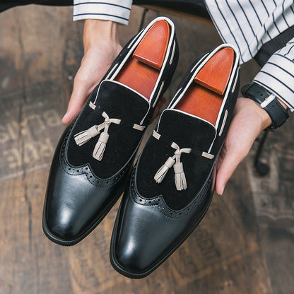 Damen Mokassins Modisch Quasten Detail Elegante Schuhe